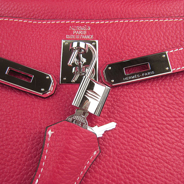 7A Replica Hermes Kelly 32cm Togo Leather Bag Red 6108